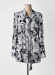 Veste kimono manches longues noir YESTA femme