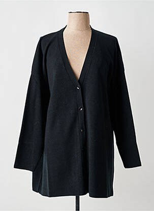 Gilet manches longues stretch noir MAT. femme