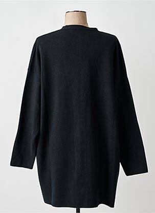 Gilet manches longues stretch noir MAT. femme