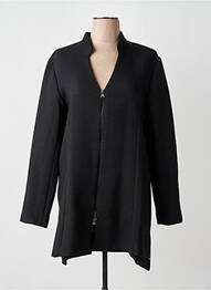 Manteau court manches longues sans capuche noir LOTUS EATERS femme