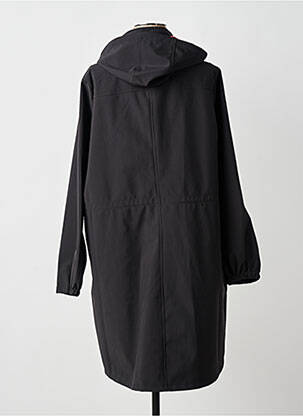 Parka fermeture zippée sur le devant a capuche noir YESTA femme