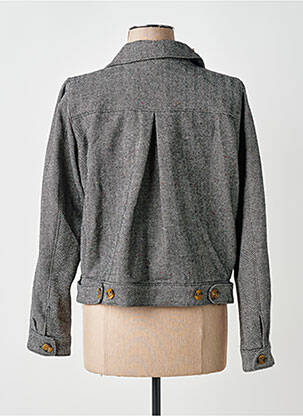 Manteau court poches sans capuche gris KING LOUIE femme