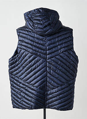 Doudoune finition intérieure doublure satiné a capuche bleu YESTA femme