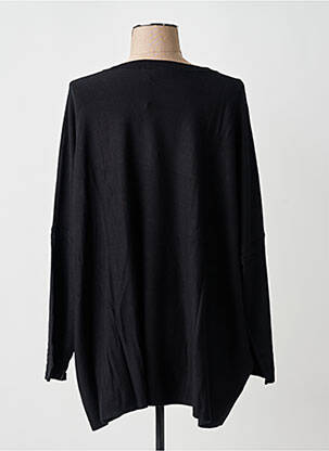 Pull col v manches longues noir MASAI femme