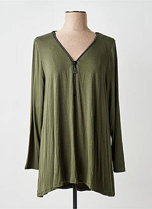 T-shirt manches longues manches longues vert AN II VITO femme