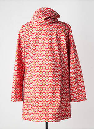 Imperméable fermeture zippée sur le devant a capuche rose BLUTSGESCHWISTER femme