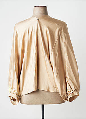 Veste chic col v beige MÊME ROAD femme