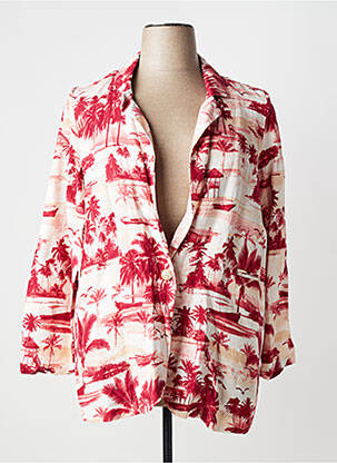 Blazer poches rouge YESTA femme