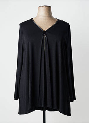 T-shirt manches longues manches longues noir AN II VITO femme