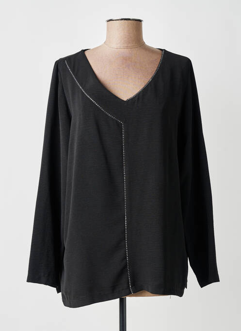 Blouse manches longues manches longues noir AN II VITO femme
