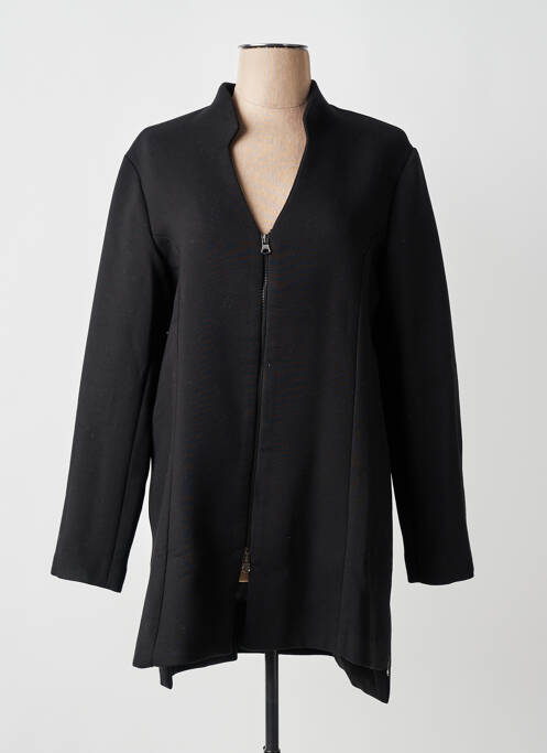 Manteau court manches longues sans capuche noir LOTUS EATERS femme