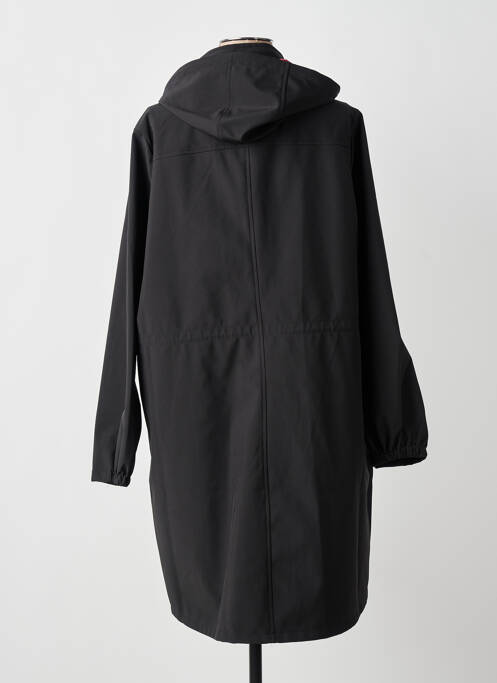Parka manches longues a capuche noir YESTA femme