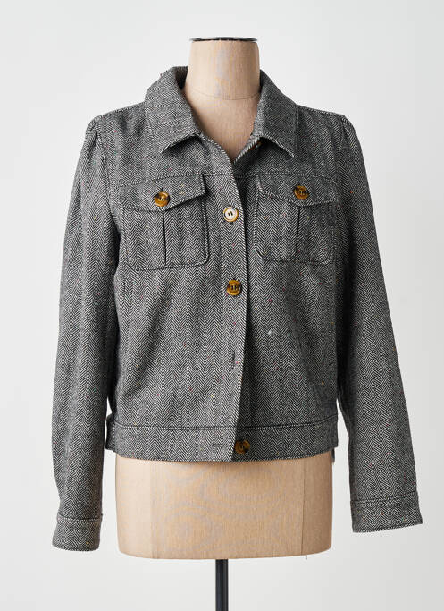 Manteau court poches sans capuche gris KING LOUIE femme
