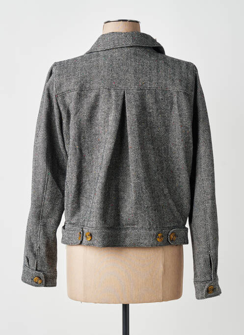 Manteau court poches sans capuche gris KING LOUIE femme