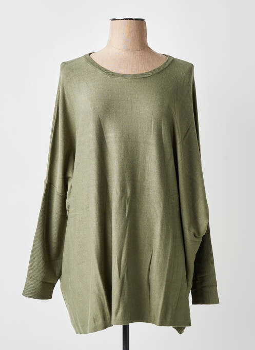 Pull stretch manches longues vert MASAI femme