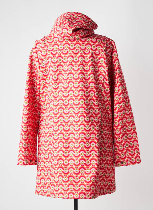 Imperméable manches longues a capuche rose BLUTSGESCHWISTER femme