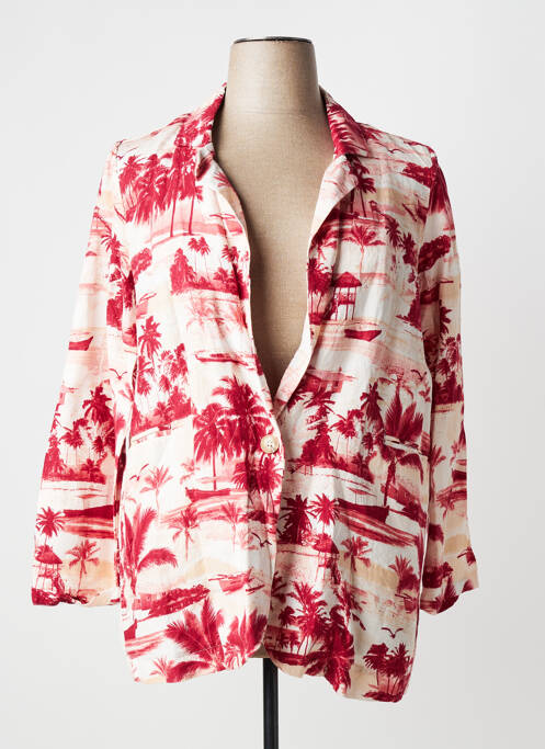 Blazer poches rouge YESTA femme