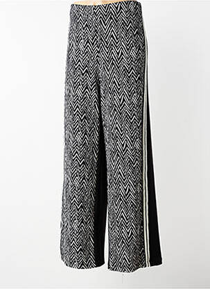 Pantalon flare taille élastique noir AN II VITO femme