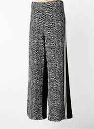 Pantalon flare taille élastique noir AN II VITO femme