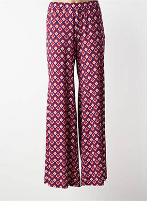 Pantalon droit coupe droite violet MAT. femme
