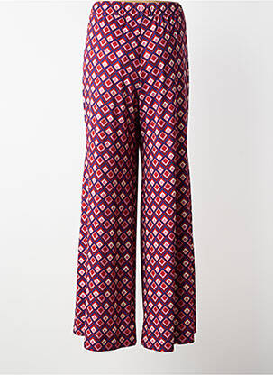 Pantalon droit coupe droite violet MAT. femme