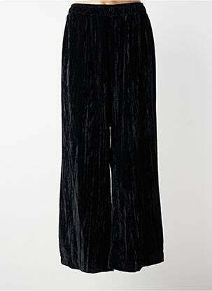 Pantalon flare taille élastique noir MAT. femme