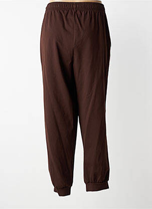 Pantalon droit taille élastique bleu MAT. femme