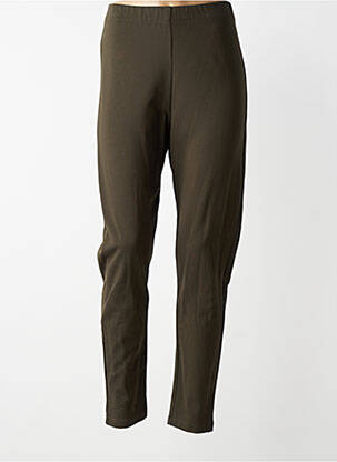 Pantalon slim taille élastique vert AN II VITO femme
