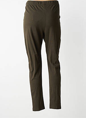Pantalon slim taille élastique vert AN II VITO femme