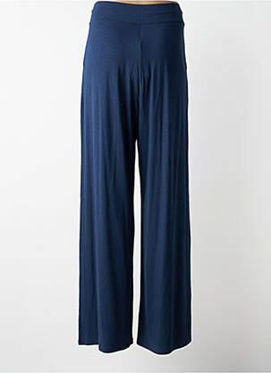 Pantalon droit taille élastique bleu BLUTSGESCHWISTER femme