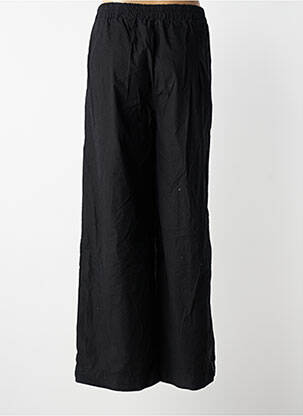 Pantalon droit taille élastique noir YELLOW LABEL femme