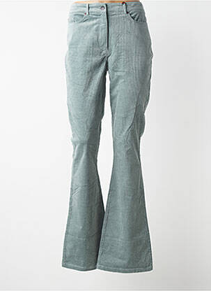 Pantalon flare coupe évasée bleu CLOUD9 femme