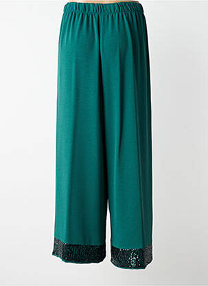 Pantalon droit taille élastique vert AN II VITO femme