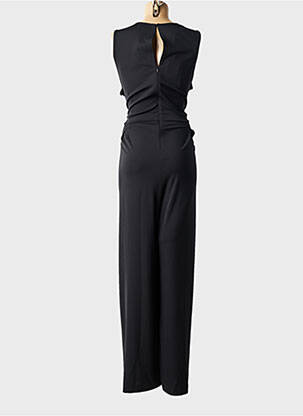 Combi-pantalon fermeture zippée au dos sans manche noir MAT. femme