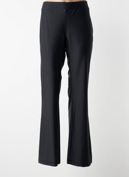 Pantalon flare taille élastique noir MAT. femme