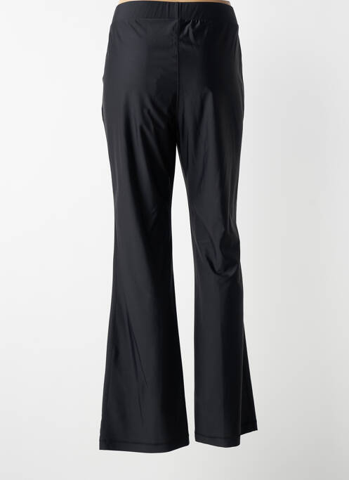 Pantalon flare taille élastique noir MAT. femme