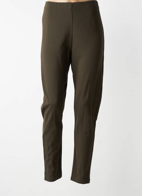 Pantalon slim taille élastique vert AN II VITO femme
