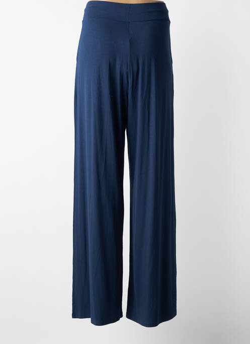 Pantalon droit taille élastique bleu BLUTSGESCHWISTER femme