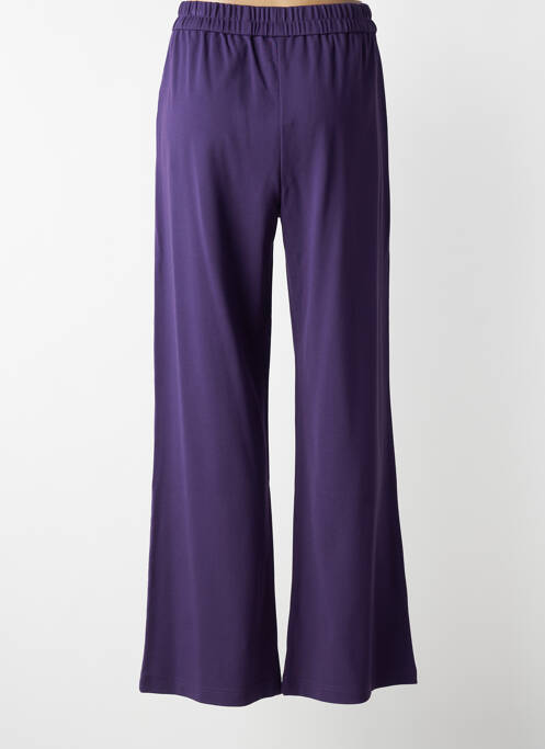 Pantalon flare taille élastique violet ZILCH femme