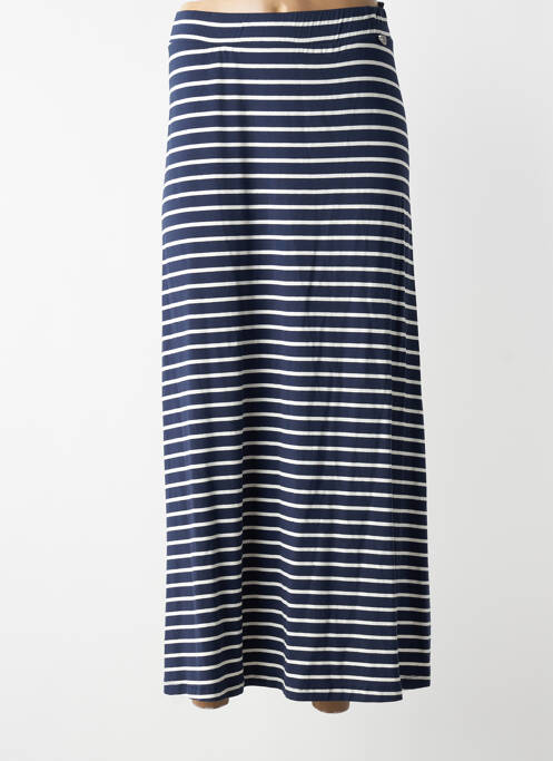 Jupe longue imprimé fantaisie bleu MAT. femme