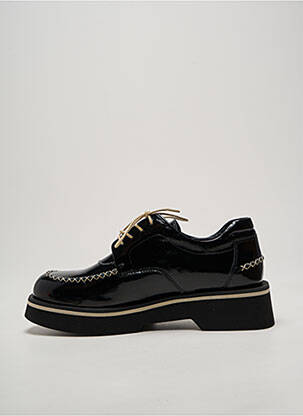 Derbies effet froissé talon de 4 à 6cm noir CASTA femme