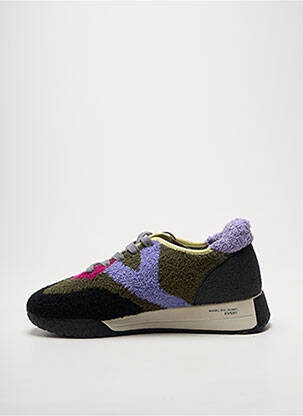 Baskets semelle amovible talon plat jusqu'à 3cm noir KEH.NOO femme