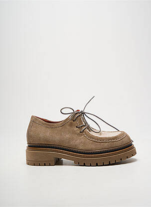 Derbies type de semelle amortissante talon plat jusqu'à 3cm beige MJUS femme