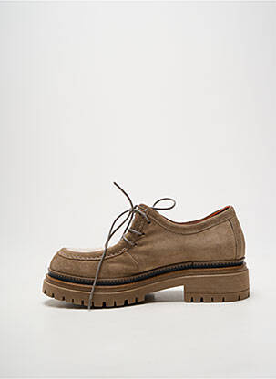 Derbies type de semelle amortissante talon plat jusqu'à 3cm beige MJUS femme