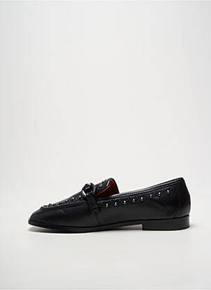 Mocassins chiquet talon plat jusqu'à 3cm noir MJUS femme