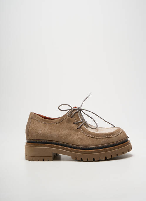 Derbies type de semelle amortissante talon plat jusqu'à 3cm beige MJUS femme