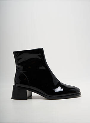 Bottines/boots matière lisse talon de 4 à 6cm noir EMILIE KARSTON femme
