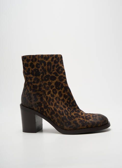 Bottines/boots talon bottier talon de 7 à 9cm marron MAT:20 femme