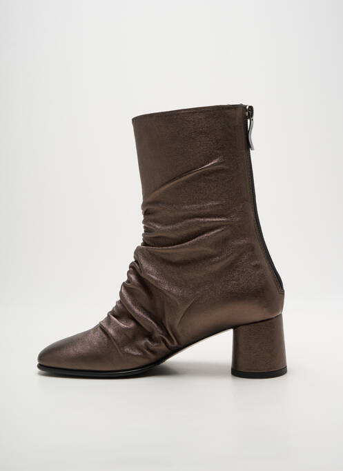 Bottines/boots talon bottier talon de 4 à 6cm marron LORENZO MASIERO femme