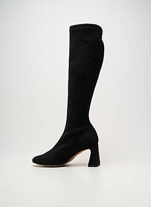 Bottes bout rond talon de 7 à 9cm noir ANGEL ALARCON femme